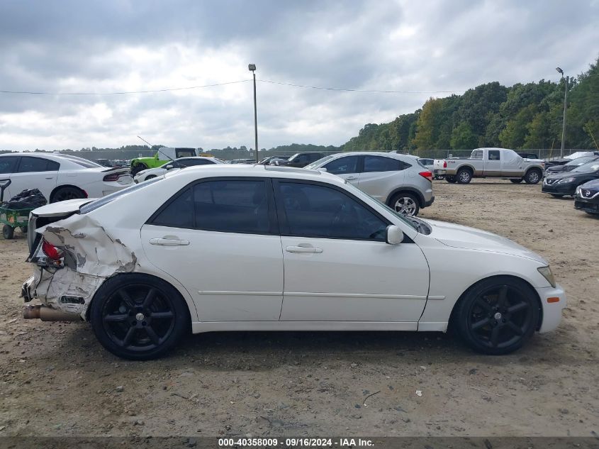 2001 Lexus Is 300 VIN: JTHBD182310002074 Lot: 40358009