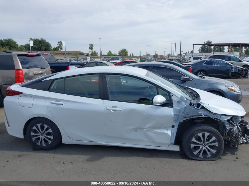 2021 Toyota Prius Prime Le VIN: JTDKAMFP9M3192105 Lot: 40358022