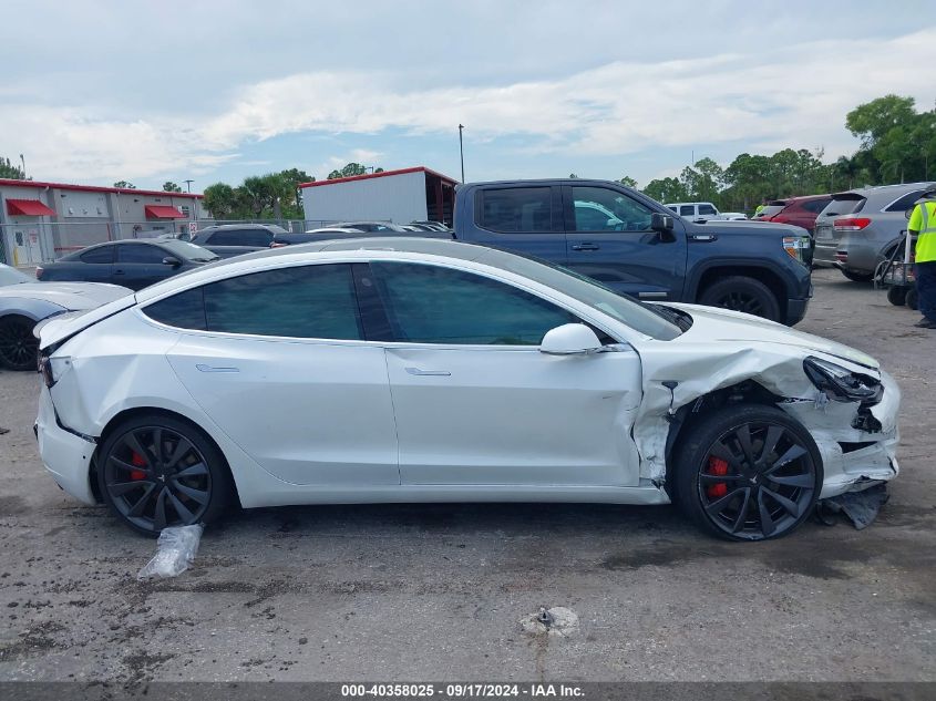 2020 Tesla Model 3 Performance Dual Motor All-Wheel Drive VIN: 5YJ3E1EC4LF719541 Lot: 40358025