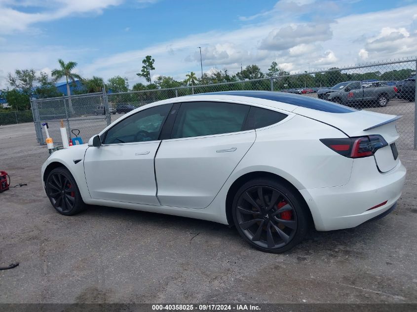 2020 Tesla Model 3 Performance Dual Motor All-Wheel Drive VIN: 5YJ3E1EC4LF719541 Lot: 40358025