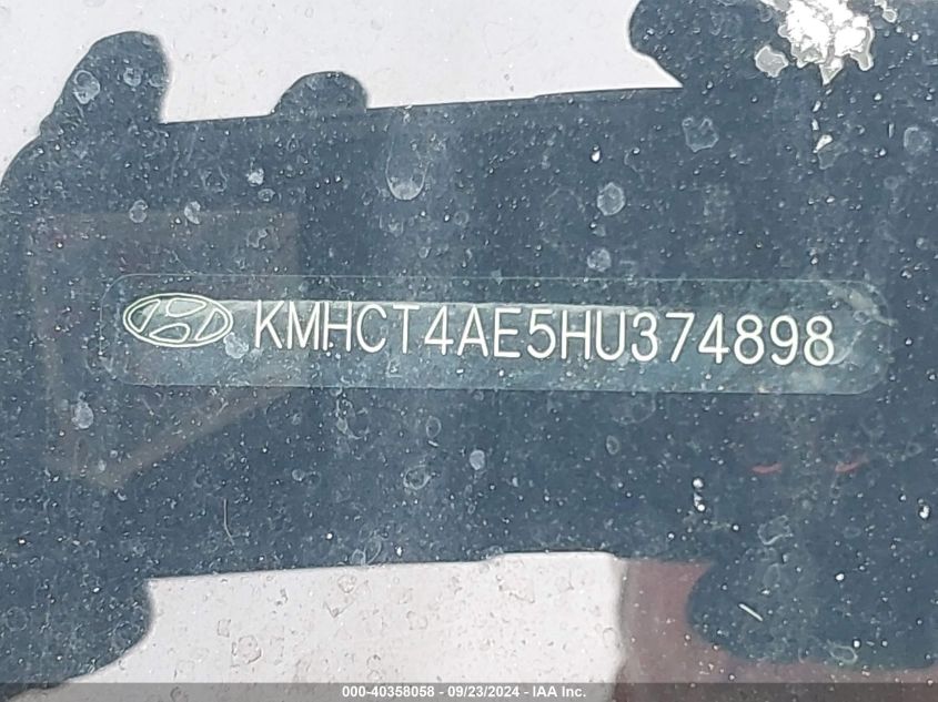 KMHCT4AE5HU374898 2017 Hyundai Accent Se