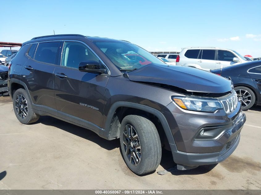 2022 Jeep Compass Latitude 4X4 VIN: 3C4NJDBB8NT116842 Lot: 40358067