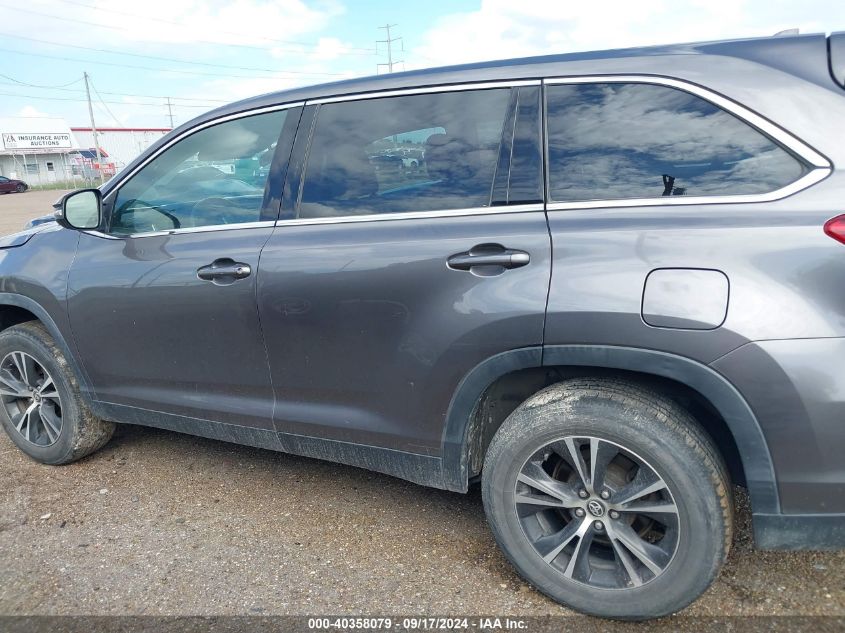 2019 Toyota Highlander Le Plus VIN: 5TDZZRFH8KS361801 Lot: 40358079