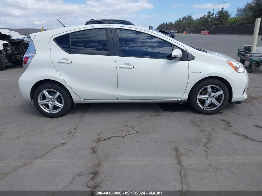 2014 Toyota Prius C One VIN: JTDKDTB39E1070054 Lot: 40358098