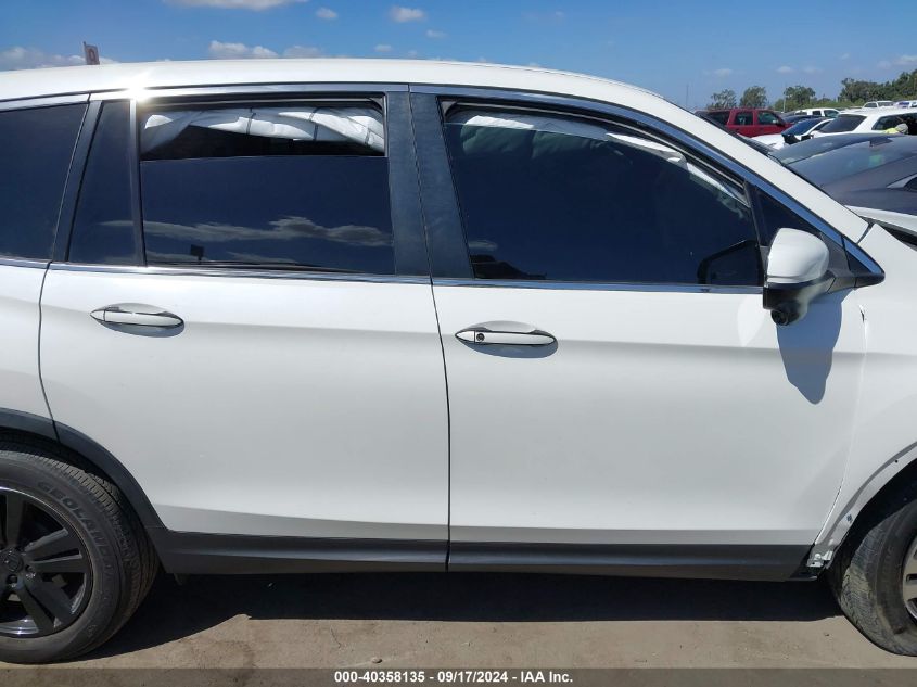 2018 Honda Pilot Ex VIN: 5FNYF5H35JB003783 Lot: 40358135