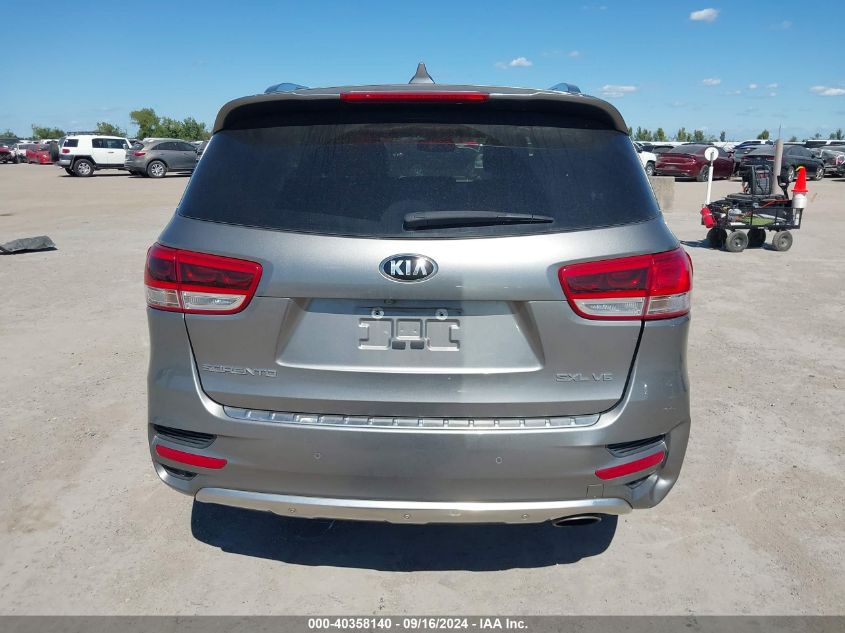 2017 Kia Sorento 3.3L Sxl VIN: 5XYPK4A52HG301109 Lot: 40358140