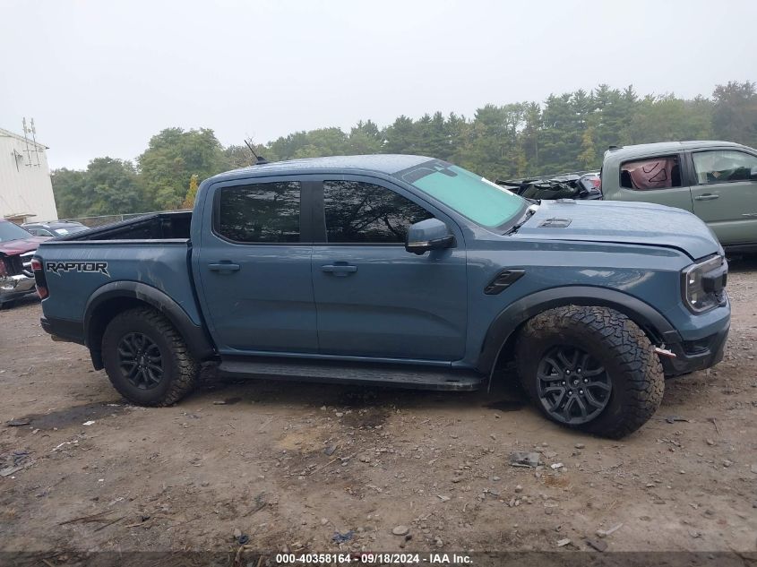 2024 Ford Ranger Raptor VIN: 1FTER4LR7RLE08472 Lot: 40358164