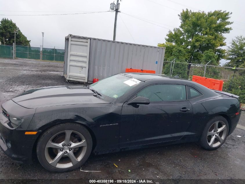 2014 Chevrolet Camaro 2Lt VIN: 2G1FC1E32E9120852 Lot: 40358198