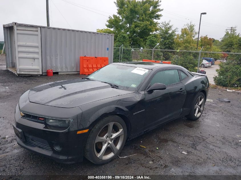 2014 Chevrolet Camaro 2Lt VIN: 2G1FC1E32E9120852 Lot: 40358198