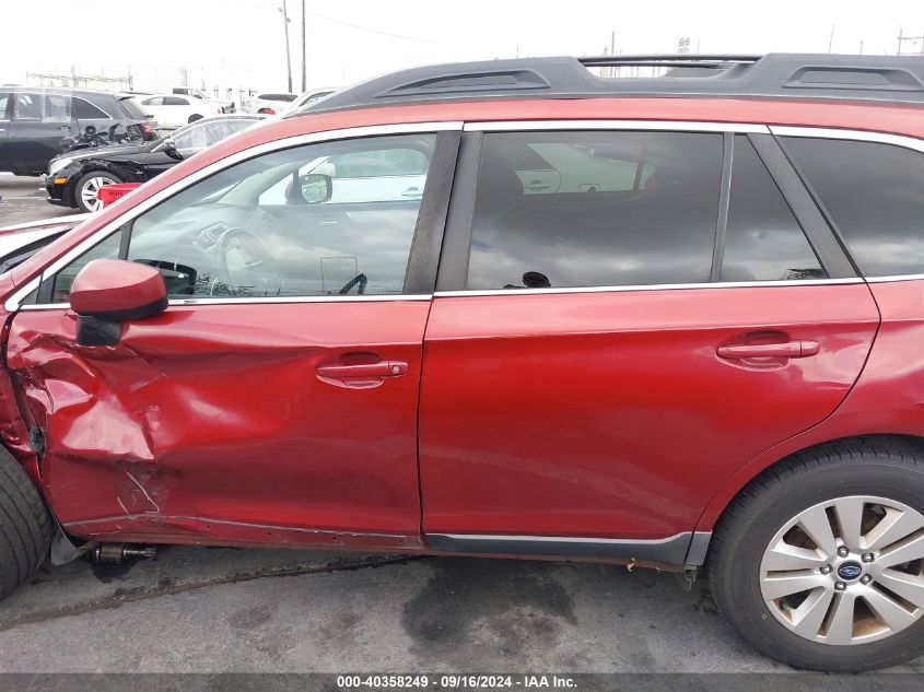 2017 Subaru Outback 2.5I Premium VIN: 4S4BSADC1H3200677 Lot: 40358249