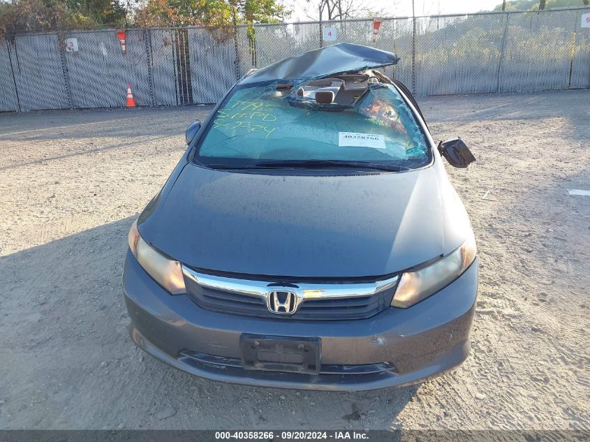 19XFB2F59CE345073 2012 Honda Civic Lx