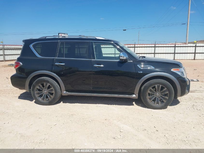 2019 Nissan Armada Sl VIN: JN8AY2ND9K9092877 Lot: 40358274