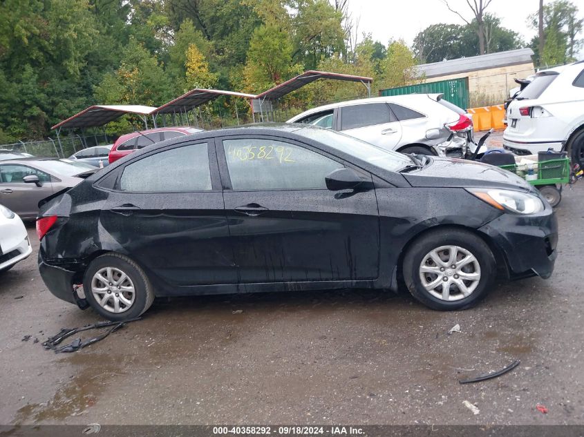 2013 Hyundai Accent Gls VIN: KMHCT4AE7DU309545 Lot: 40358292