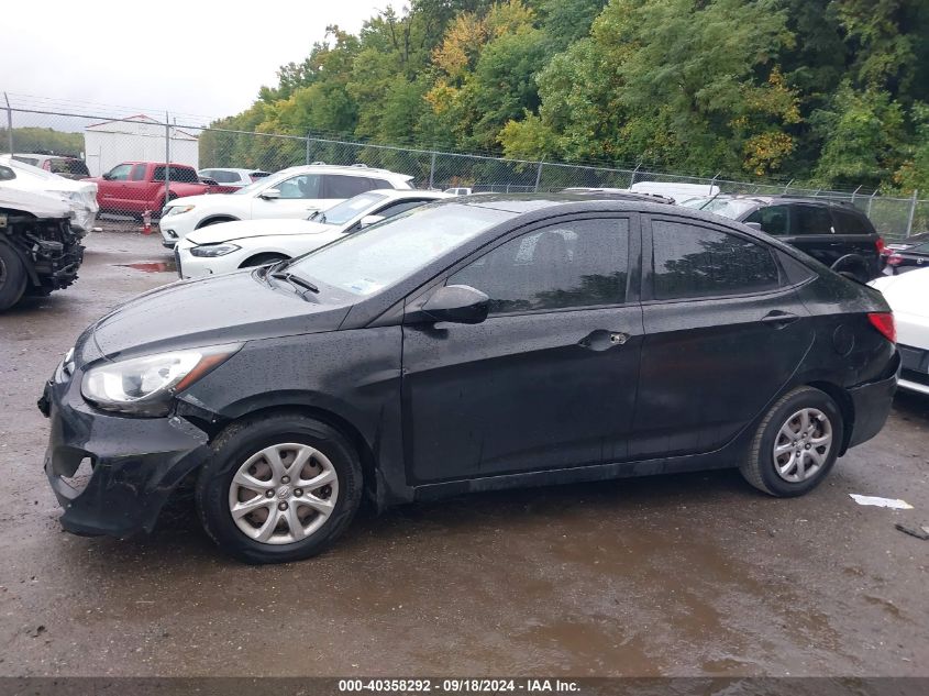 2013 Hyundai Accent Gls VIN: KMHCT4AE7DU309545 Lot: 40358292