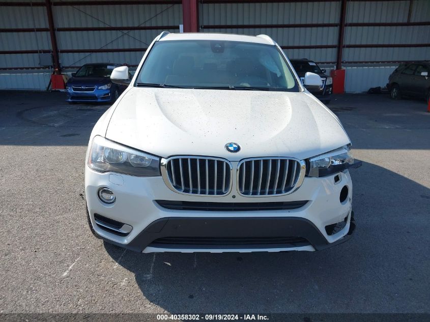 2016 BMW X3 XDRIVE28I - 5UXWX9C51G0D91222