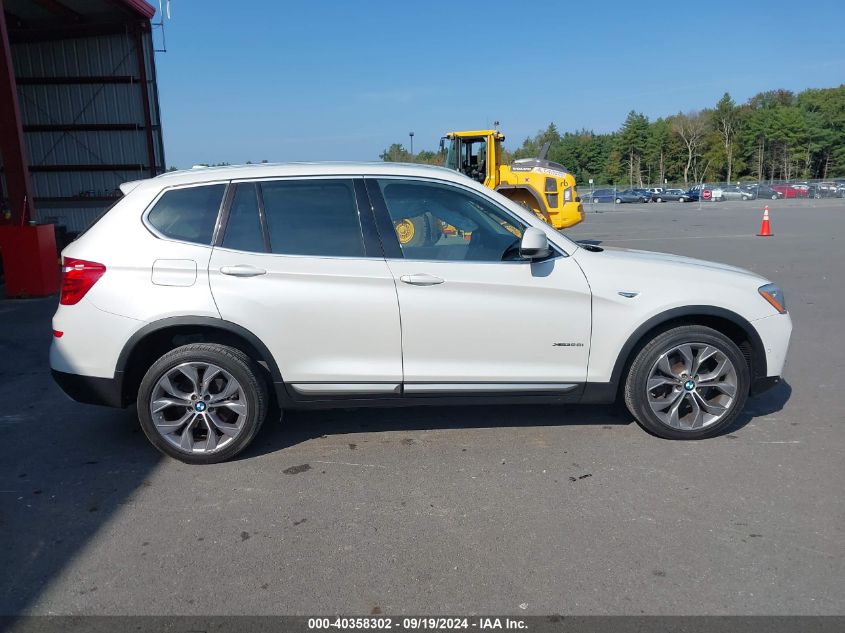 2016 BMW X3 xDrive28I VIN: 5UXWX9C51G0D91222 Lot: 40358302