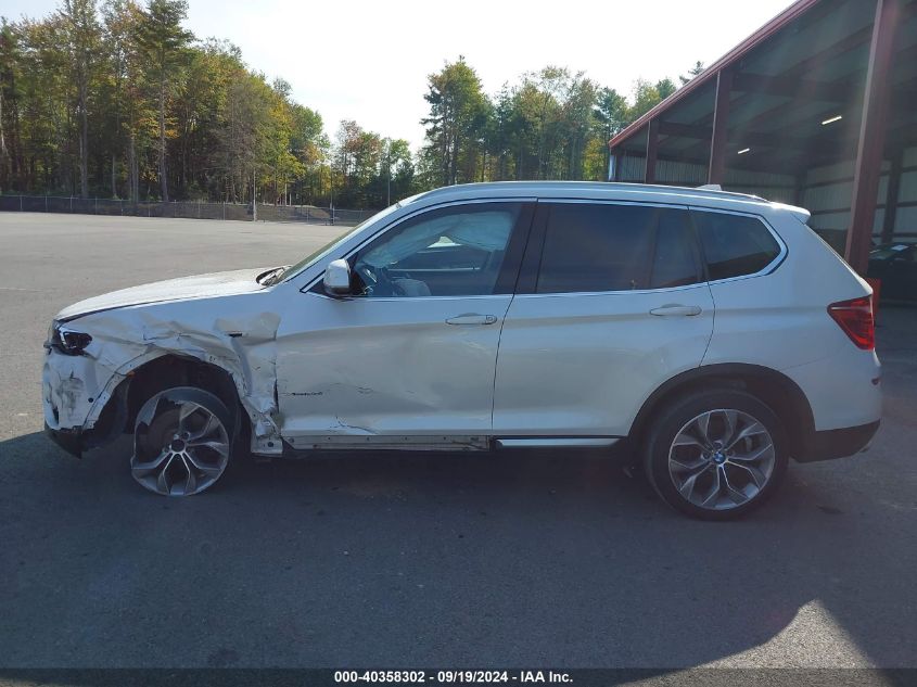 2016 BMW X3 xDrive28I VIN: 5UXWX9C51G0D91222 Lot: 40358302