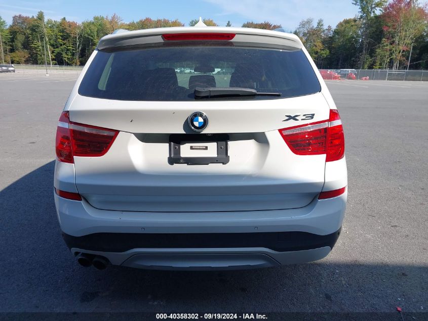 2016 BMW X3 xDrive28I VIN: 5UXWX9C51G0D91222 Lot: 40358302