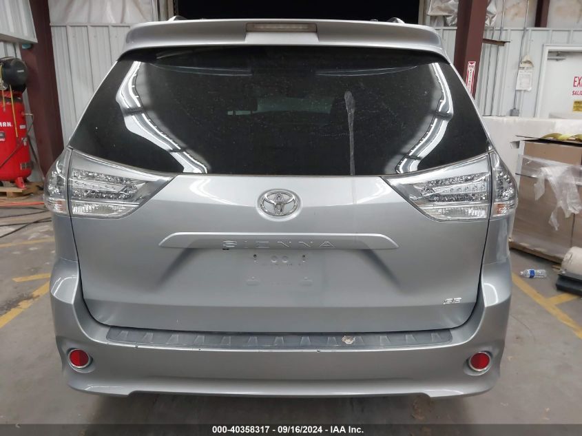 2014 Toyota Sienna Se 8 Passenger VIN: 5TDXK3DC5ES486839 Lot: 40358317