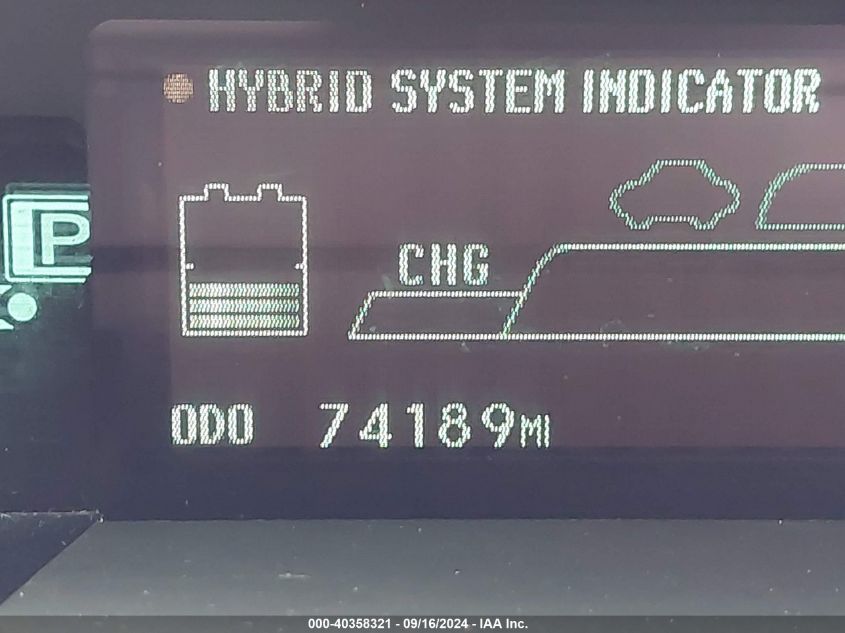 JTDKN3DU3E0392634 2014 Toyota Prius Four