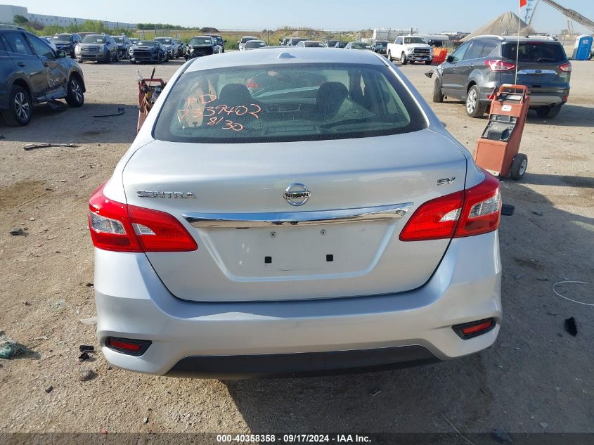 3N1AB7APXKY257634 2019 Nissan Sentra S/Sv/Sr/Sl