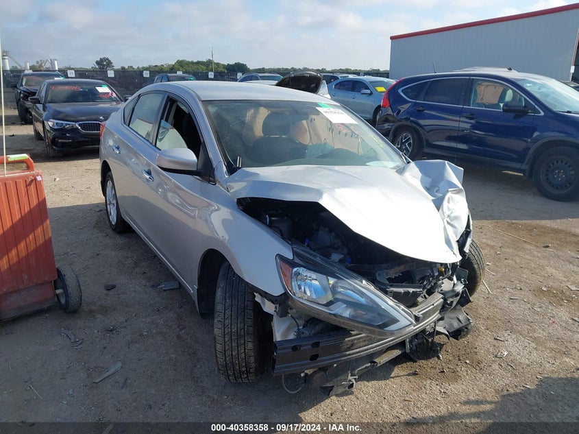 VIN 3N1AB7APXKY257634 2019 NISSAN SENTRA SV