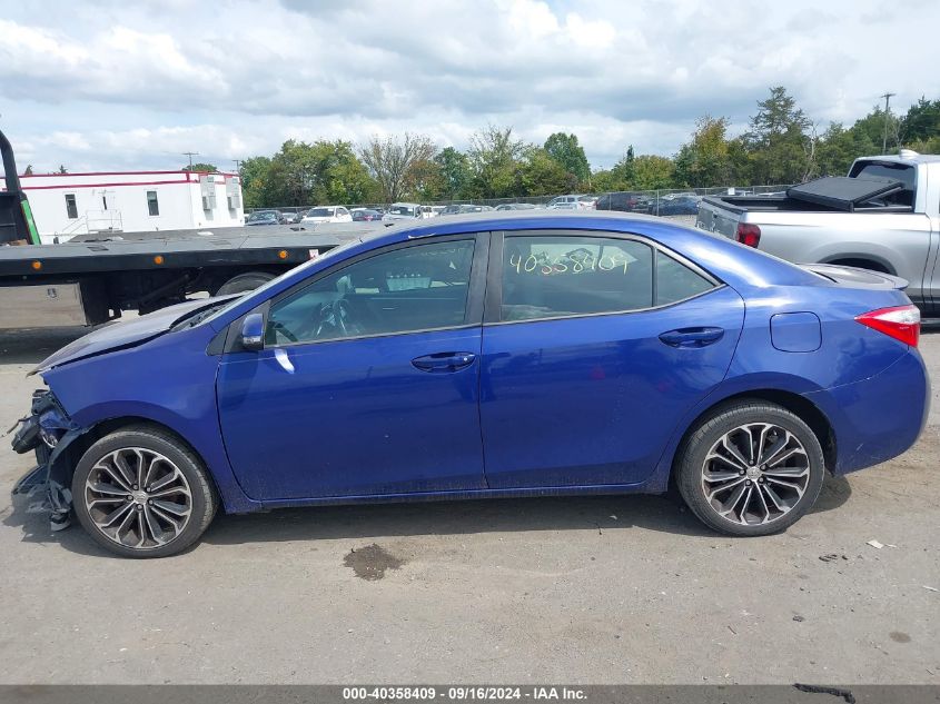 2014 Toyota Corolla S Plus VIN: 2T1BURHE3EC002470 Lot: 40358409