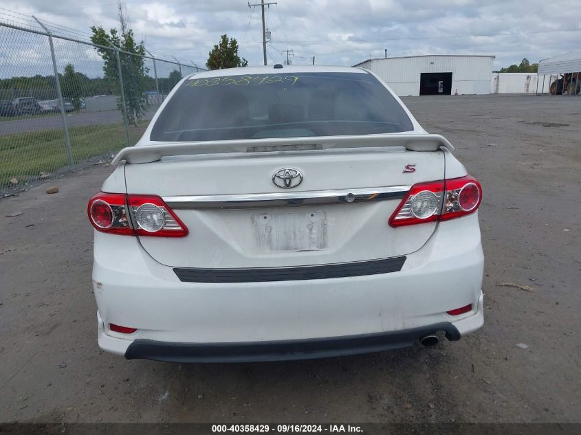 2013 Toyota Corolla S VIN: 2T1BU4EE0DC960343 Lot: 40358429