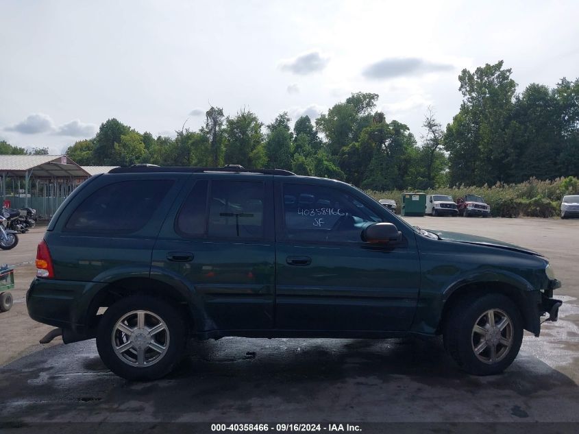 2002 Oldsmobile Bravada VIN: 1GHDT13S822354197 Lot: 40358466