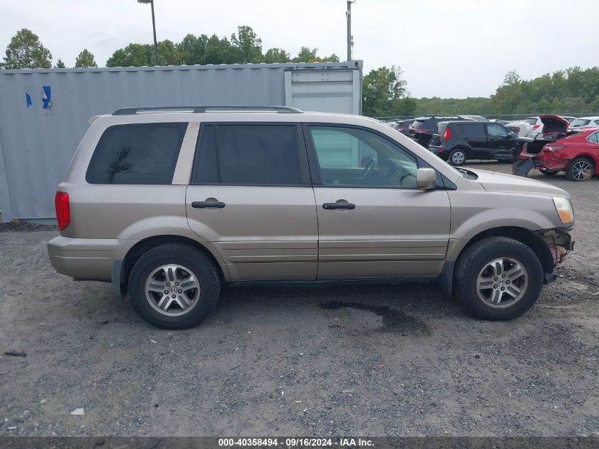 2004 Honda Pilot Ex VIN: 2HKYF18434H553992 Lot: 40358494