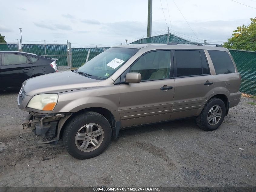 2004 Honda Pilot Ex VIN: 2HKYF18434H553992 Lot: 40358494