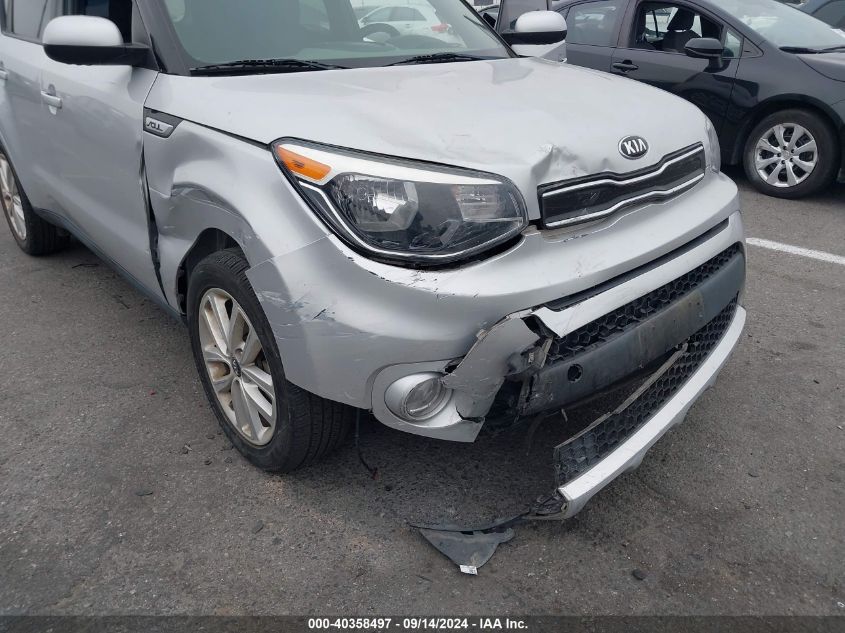 2018 Kia Soul + VIN: KNDJP3A5XJ7562301 Lot: 40358497