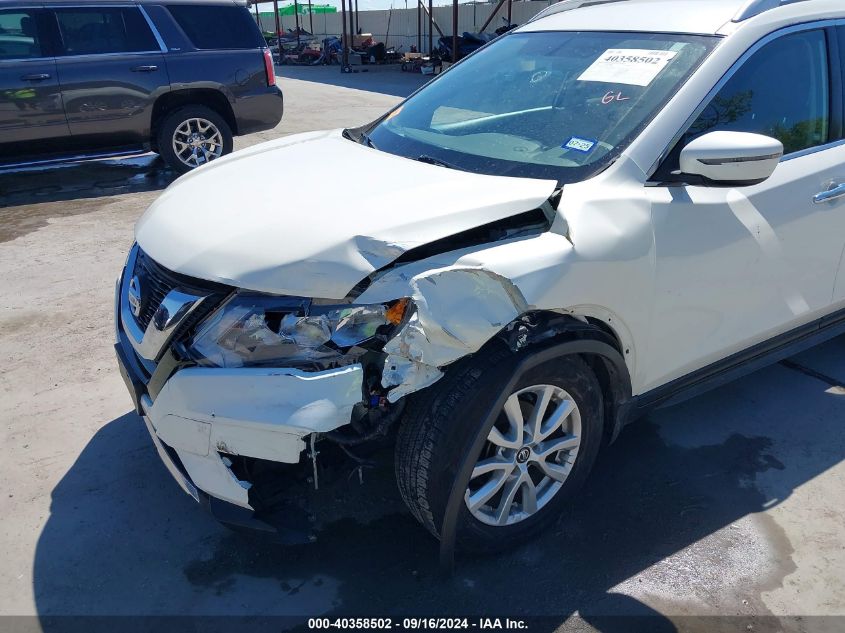 2017 Nissan Rogue Sv VIN: JN8AT2MT7HW142726 Lot: 40358502