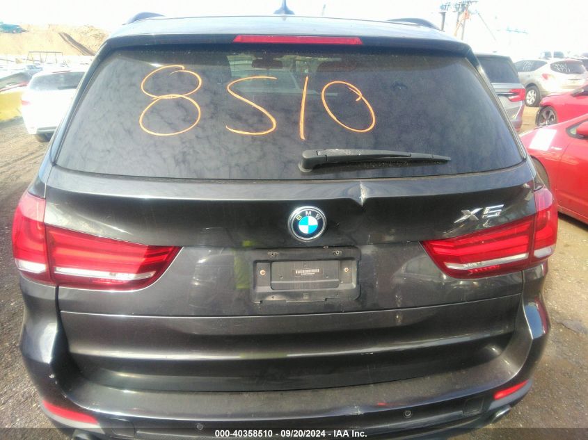 2015 BMW X5 xDrive35I VIN: 5UXKR0C55F0K69754 Lot: 40358510