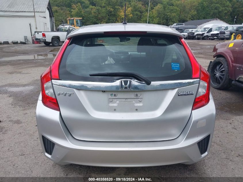 2015 Honda Fit Ex/Exl VIN: 3HGGK5H80FM704450 Lot: 40358520