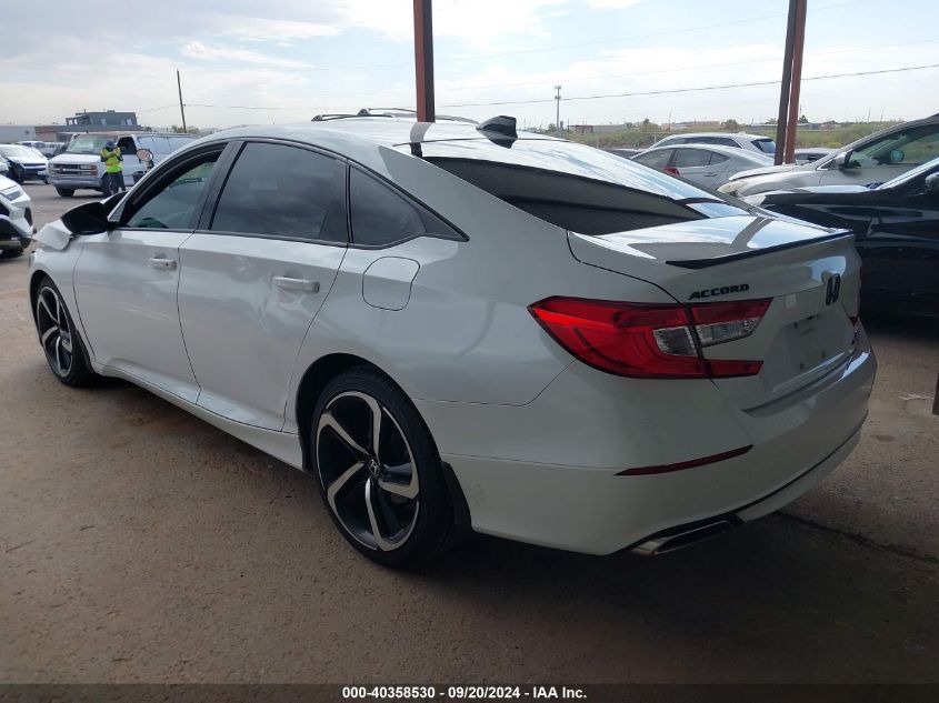 2022 Honda Accord Sport 2.0T VIN: 1HGCV2F34NA006768 Lot: 40358530