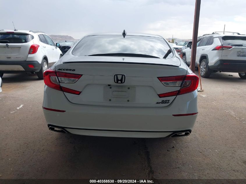 2022 Honda Accord Sport 2.0T VIN: 1HGCV2F34NA006768 Lot: 40358530