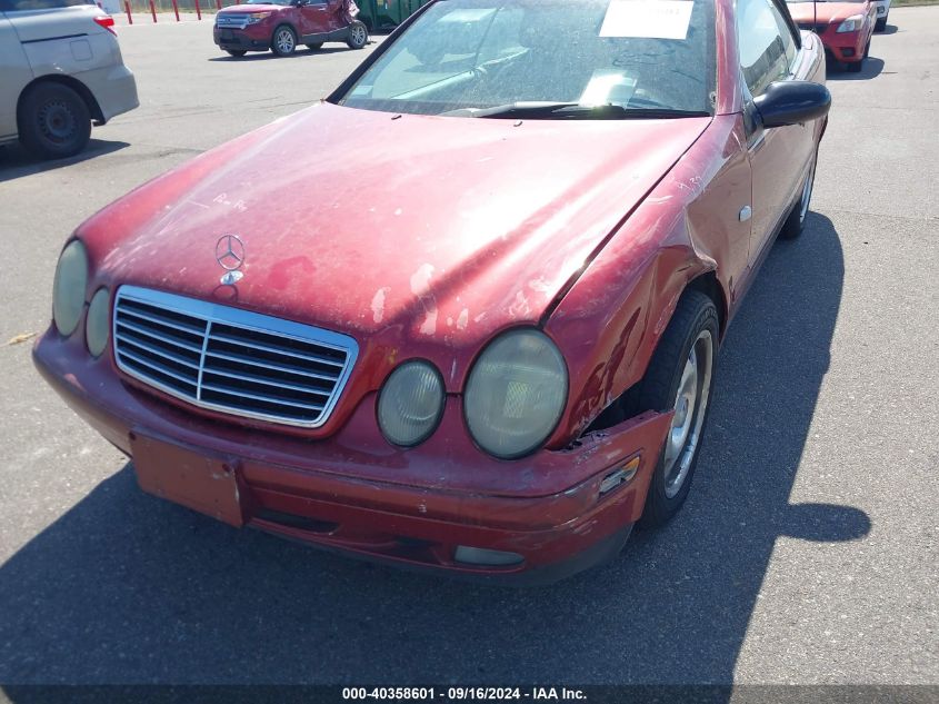 1999 Mercedes-Benz Clk 320 VIN: WDBLK65G3XT003126 Lot: 40358601