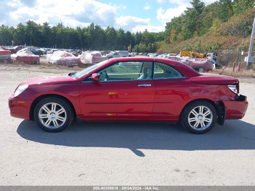 2008 Chrysler Sebring Limited VIN: 1C3LC65M58N254261 Lot: 40358618