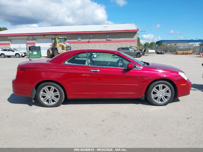 2008 Chrysler Sebring Limited VIN: 1C3LC65M58N254261 Lot: 40358618