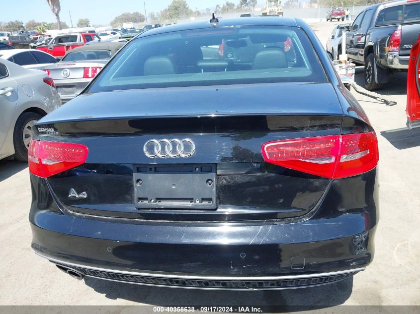 2015 Audi A4 2.0T Premium VIN: WAUEFAFL6FN016188 Lot: 40358638