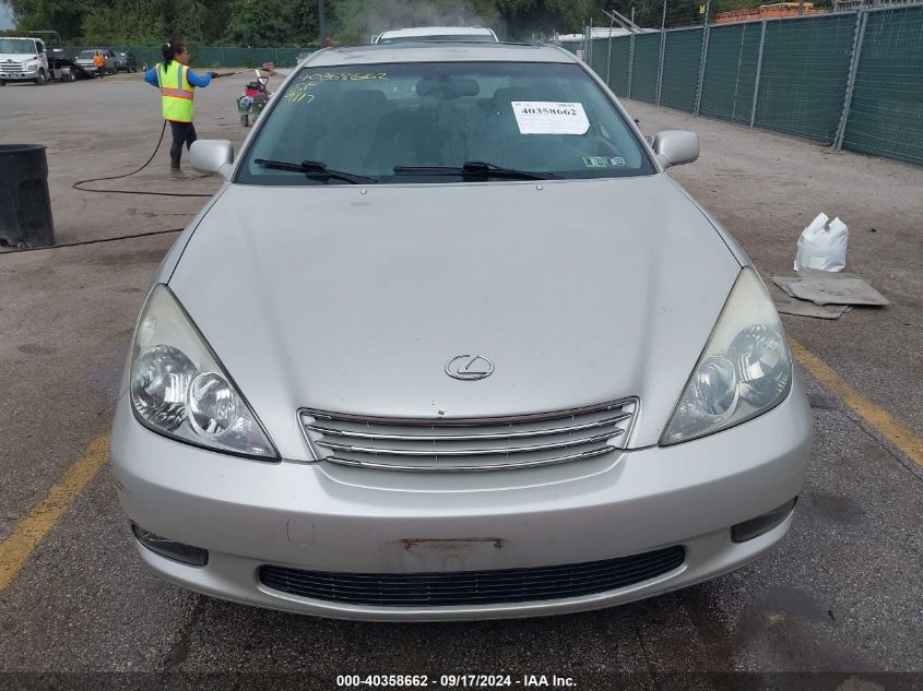 2004 Lexus Es 330 VIN: JTHBA30G845017706 Lot: 40358662