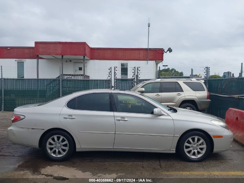 2004 Lexus Es 330 VIN: JTHBA30G845017706 Lot: 40358662