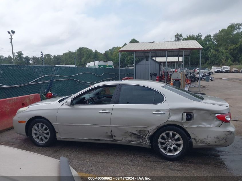 2004 Lexus Es 330 VIN: JTHBA30G845017706 Lot: 40358662