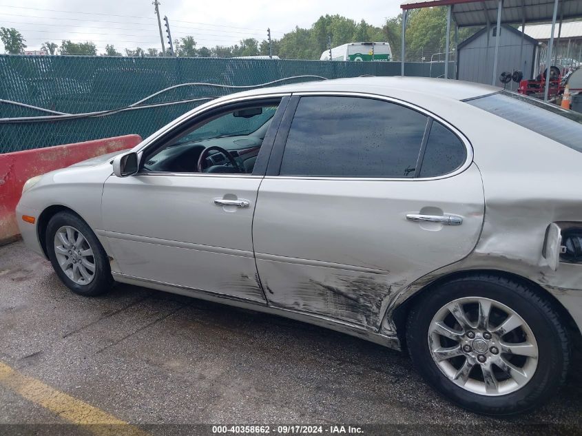 2004 Lexus Es 330 VIN: JTHBA30G845017706 Lot: 40358662