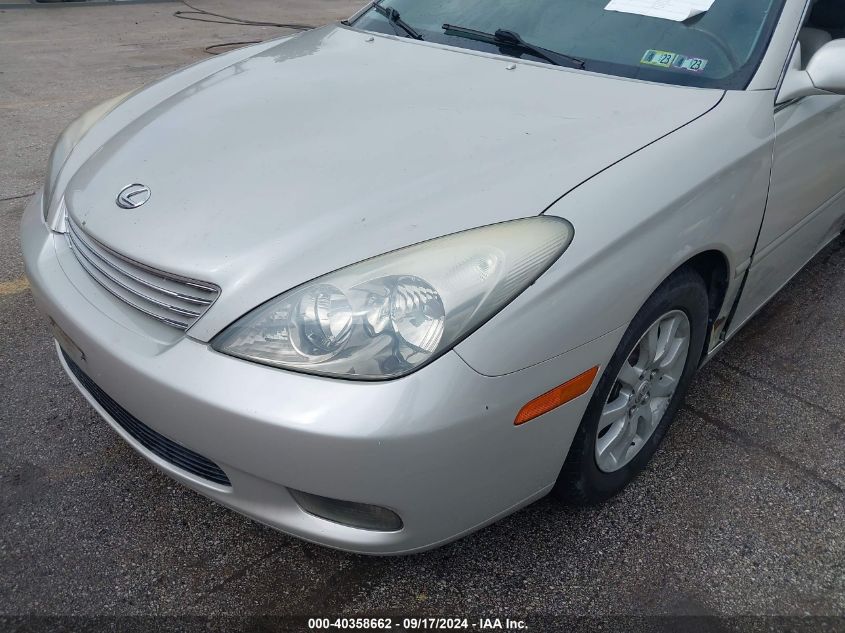 2004 Lexus Es 330 VIN: JTHBA30G845017706 Lot: 40358662