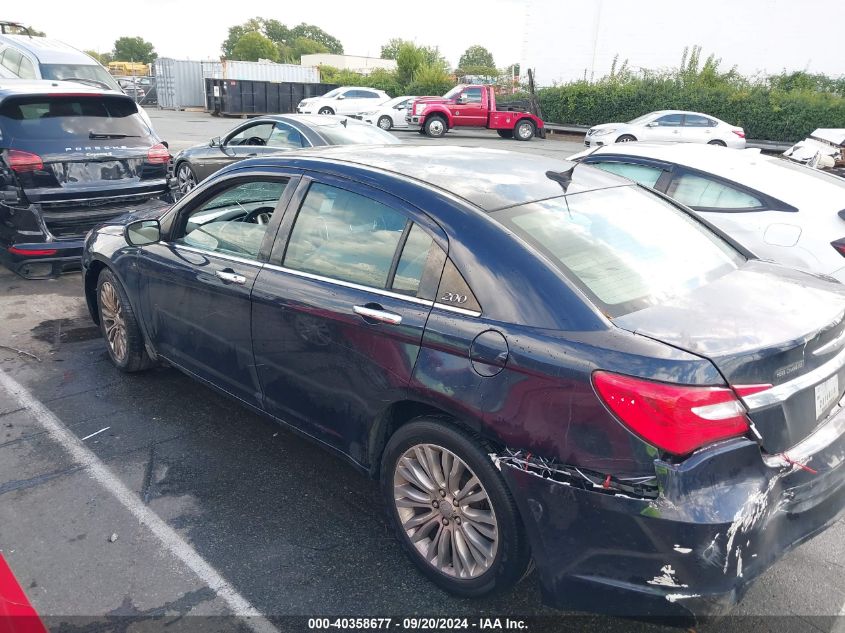 2012 Chrysler 200 Limited VIN: 1C3CCBCB3CN304755 Lot: 40358677