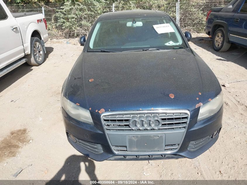 2009 Audi A4 2.0T Premium VIN: WAUSF78K79N027652 Lot: 40358684