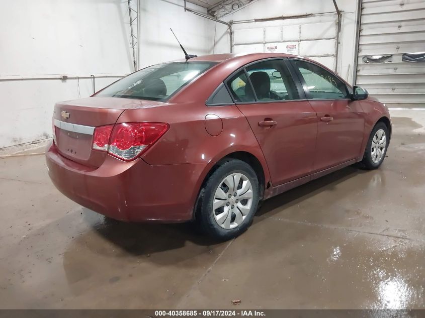 2013 Chevrolet Cruze Ls Manual VIN: 1G1PB5SHXD7104414 Lot: 40358685