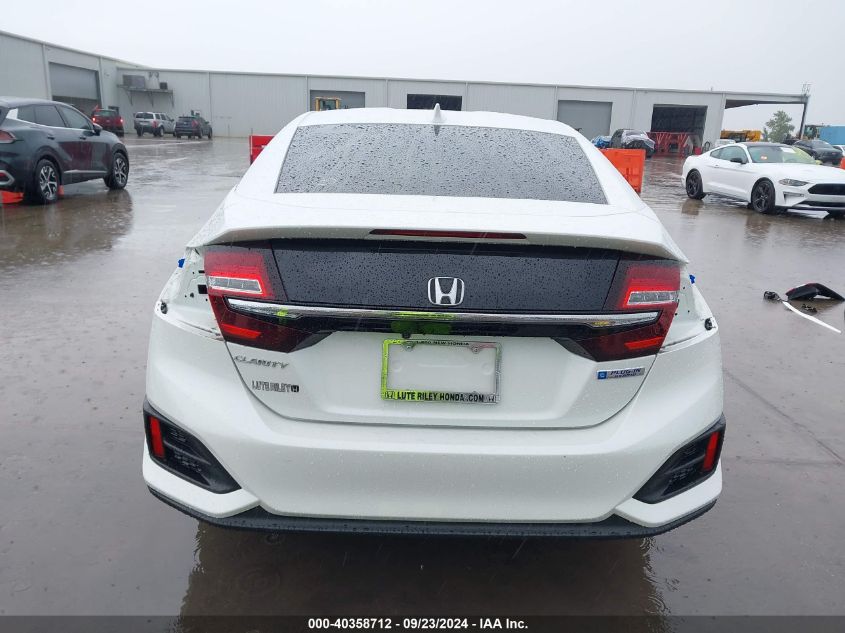 2018 Honda Clarity Plug-In Hybrid VIN: JHMZC5F14JC003185 Lot: 40358712